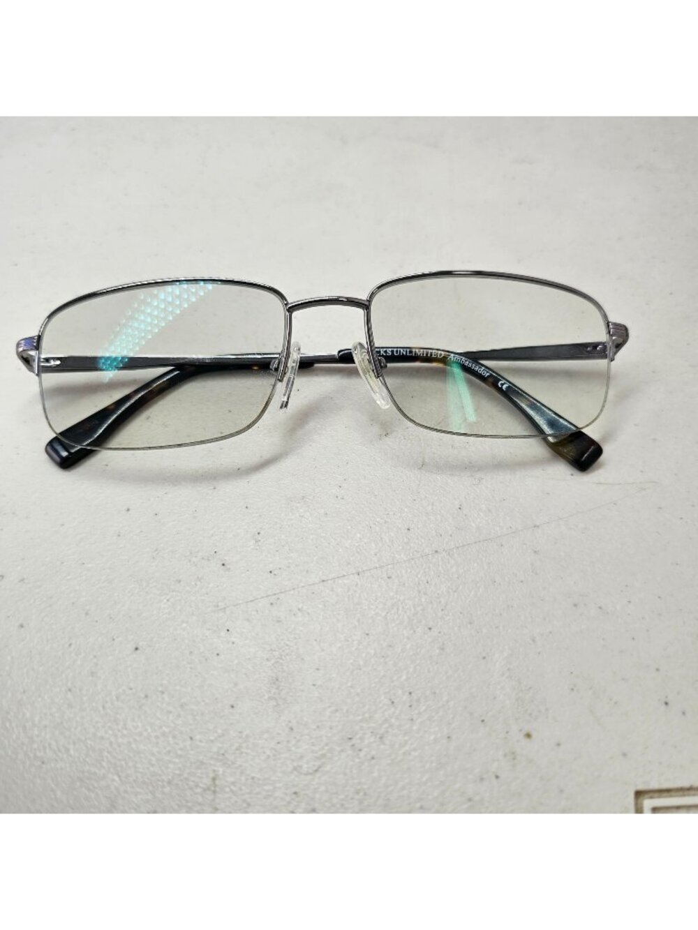 Ducks Unlimited Ambassador Optical Gunmetal Eyeglass Frame 55-18-140